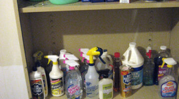 What's the shelf life of cleaning supplies?... Check here... photo by Collin Anderson on Flickr
