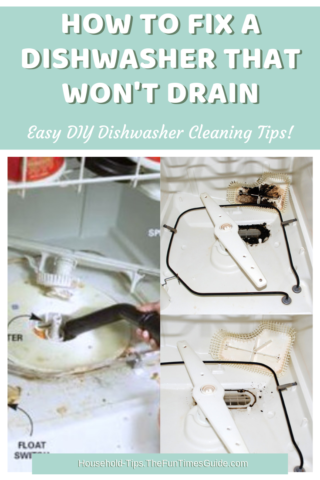 How to fix a dishwasher and remove the black gunk from the dishwasher filter.