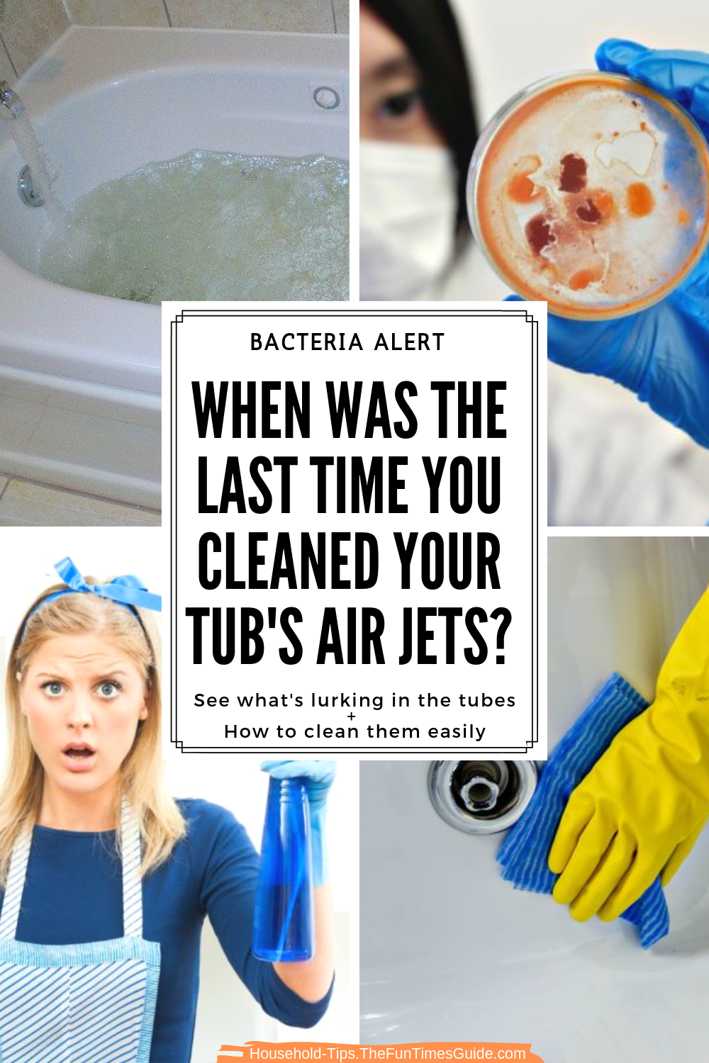 Diy Jetted Tub Cleaner The Bacteria, How To Remove Bathtub Jet Covers