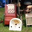 There was plenty of antique junk for sale.