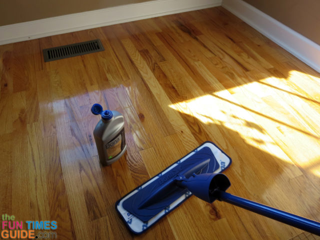 how to make wood floors shine diy