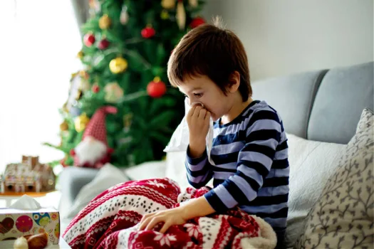 Christmas Tree Syndrome is the term that represents the symptoms associated with breathing the mold found on Christmas trees and wreaths.