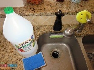 clean-sponge-with-vinegar