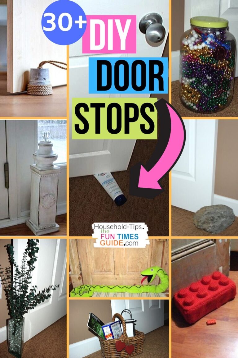 DIY Door Stopper Ideas 10 Of My Own Using Everyday Household Items + 7