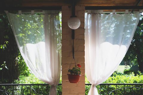 DIY Outdoor Curtain Rods For Porch Curtains: Here’s How To Make PVC Pipe Curtain Rods For $15