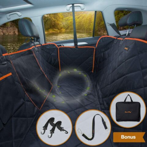 There are 3 different ways to use this dog car seat cover in your SUV!