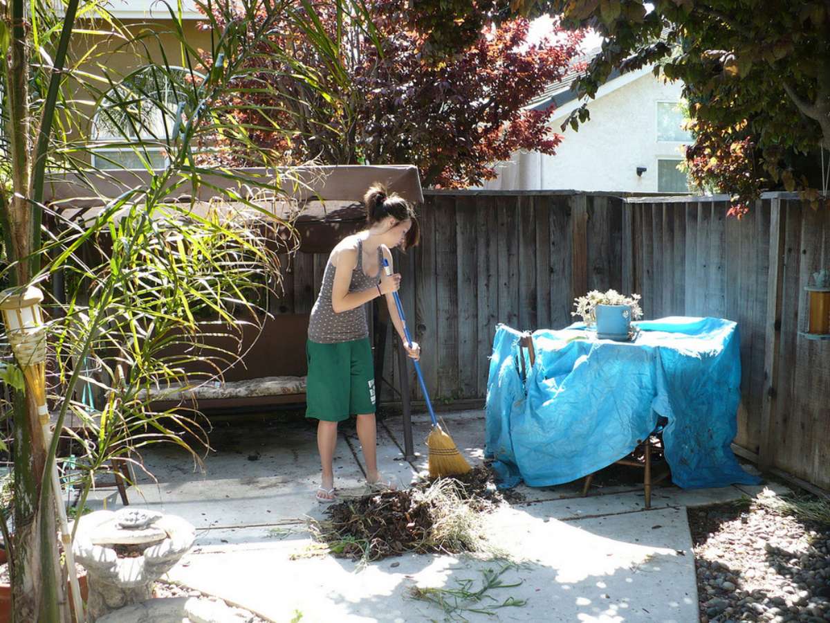 Doing fall chores around the house. What's on YOUR to-do list this Fall?