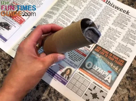 This simple DIY fire starter is a good way to repurpose dryer lint and cardboard tubes from toilet paper & paper towels.