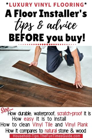 A flooring installer's tips and advice before you buy luxury vinyl flooring - vinyl tile or vinyl plank
