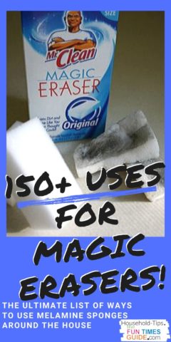 Nearly 200 clever uses for Mr. Clean Magic Erasers!