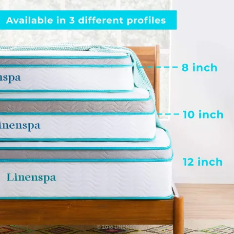 A Linenspa memory foam & innerspring hybrid mattress for less than $200!