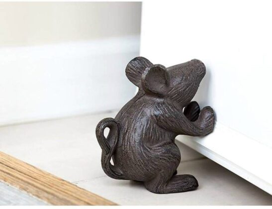 Cute mouse doorstop