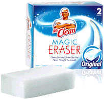 a mr clean magic eraser is like a magic sponge