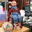There were some rare finds like these old antique toys, including Howdy Doody.
