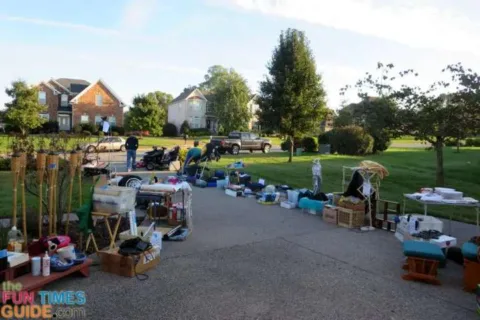 Make sure to leave a clear walking path down your driveway and in the lawn! Otherwise, your yard sale will look too cluttered -- and clutter turns people away.