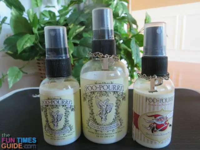 Poopouri ROCKS! This is the original poo pourri spray -- poopori bottles that I own.