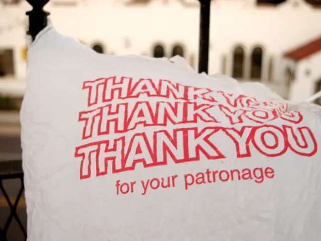 Have plastic bags available at your yard sale for people who've purchased several items. photo by jonathanyoungblood on Flickr Have plastic bags available at your yard sale for people who've purchased several items.