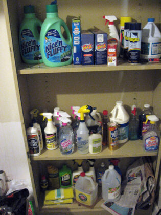 What is the shelf life of cleaning supplies?... Check here... photo by Collin Anderson on Flickr
