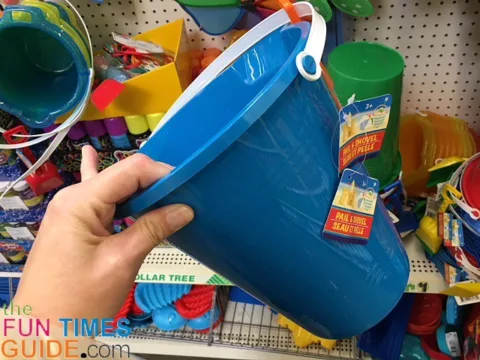 For this DIY window cleaner, you just need a small bucket or pail