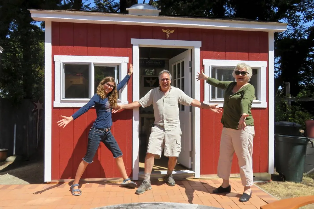 The Tuff Shed from Home Depot is an awesome storage shed or workspace when you just don't have enough space inside your home. 