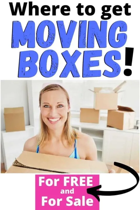 A list of all the places you can get moving boxes for FREE + Where to buy moving boxes near you!
