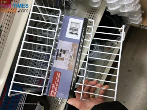 I bought a wire step spice rack at the dollar store for inside my spice cabinet.