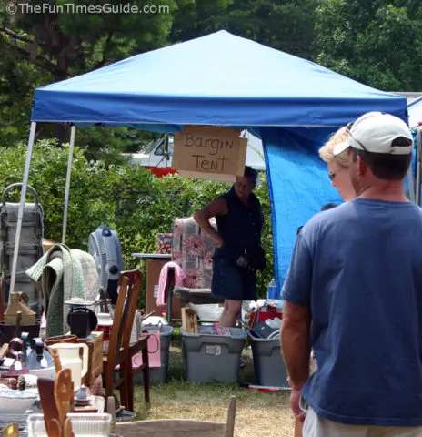 If you don't have a FREE section at your yard sale, then consider having a BARGAIN area for your yard sale freebies. (Or just devote a smaller area to items that are FREE, less than a dollar, or maybe $5 and under!) 